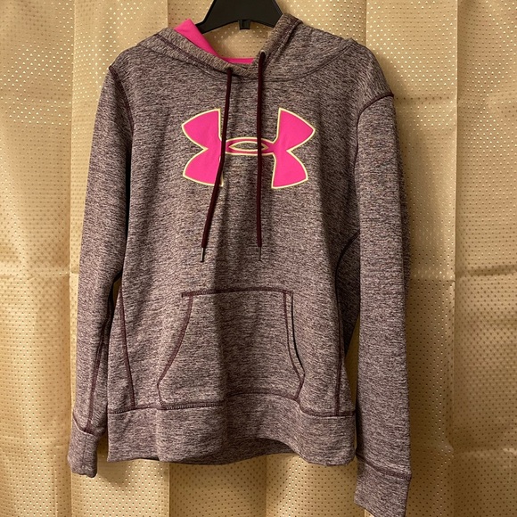Purple, Pink & Yellow Under Armour Hoodie - Picture 1 of 3
